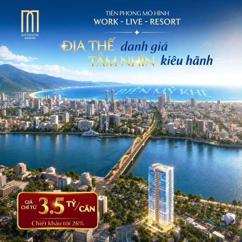 Phối cảnh tổng thể dự án M Riverside Danang